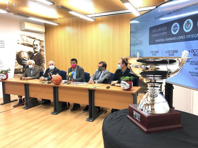 Presentación de la Copa LEB Oro CyL en Valladolid.