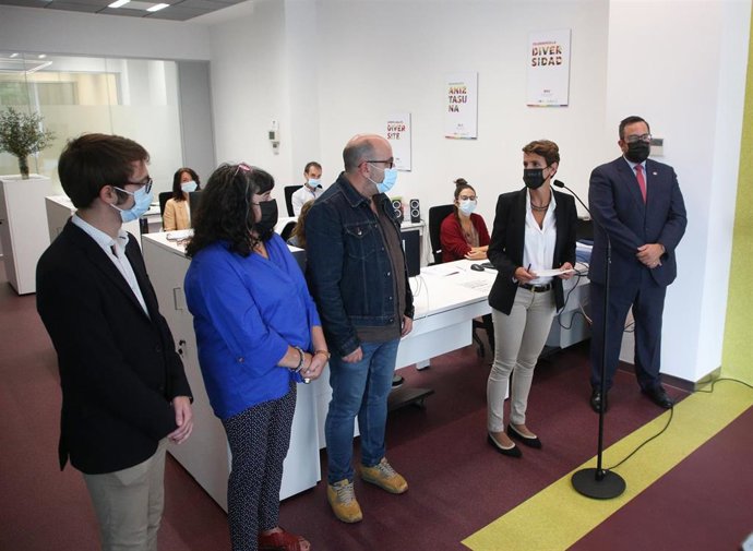 Chivite en la inauguración del nuevo local de Kattalingue en Pamplona