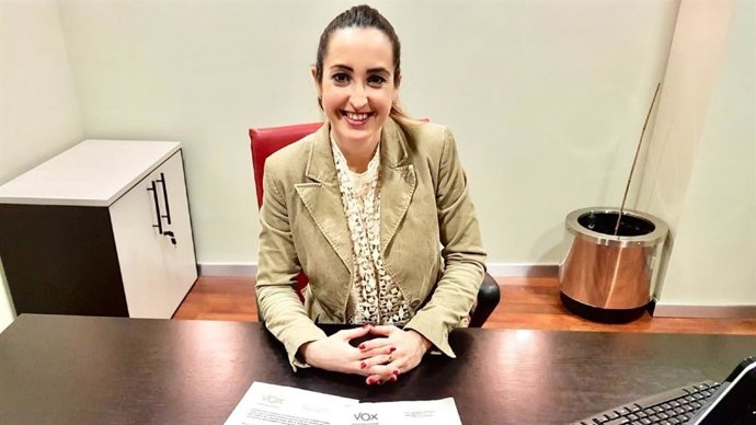 Beatriz Oliván, concejal de VOX en el Ayuntamiento de Binéfar