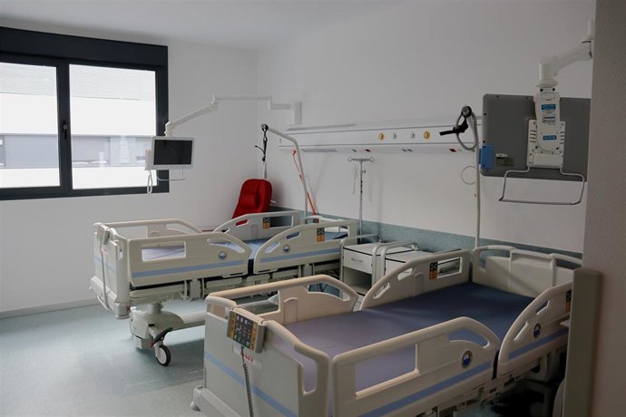 Habitación en el nuevo hospital de Salamanca.