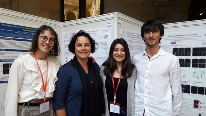 Los investigadores Eva Dávila-Bouziguet, Marta Pascual, Georgina Targa-Fabra y Arnau Casliba-Melich.