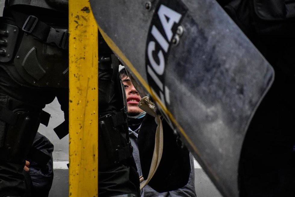 Archivo - Protestas en Colombia