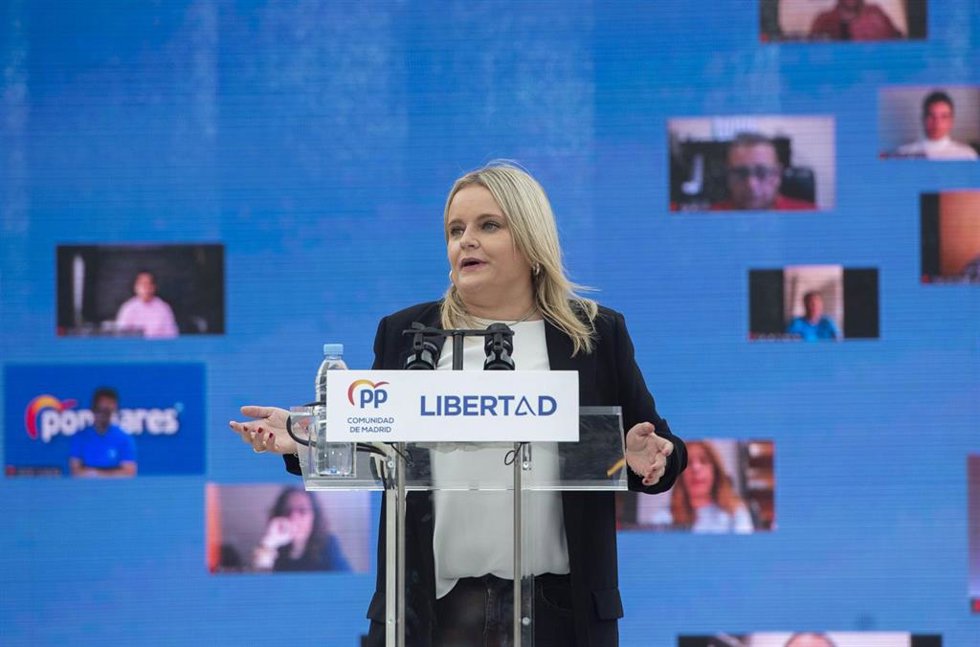 Archivo - La presidenta de la Fundación de Víctimas del Terrorismo, María del Mar Blanco  