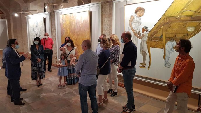 Inauguración de la exposición de las obras ganadoras del Premio de Pintura 'Emilio Ollero' de la Diputación de Jaén