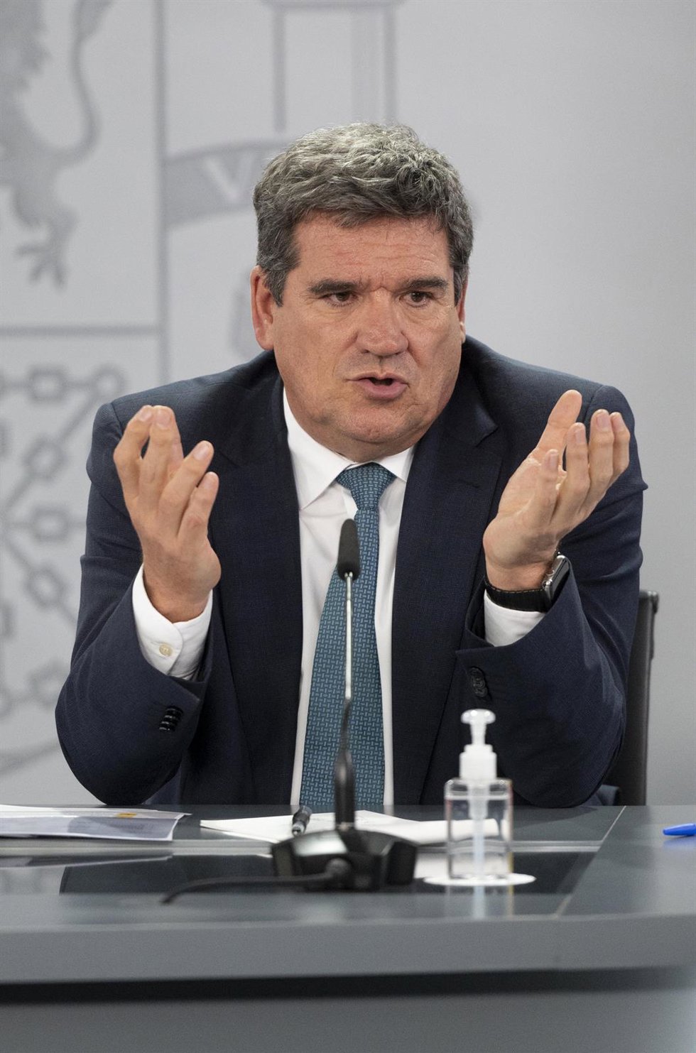 El ministro de Inclusión, Seguridad Social y Migraciones, José Luis Escrivá