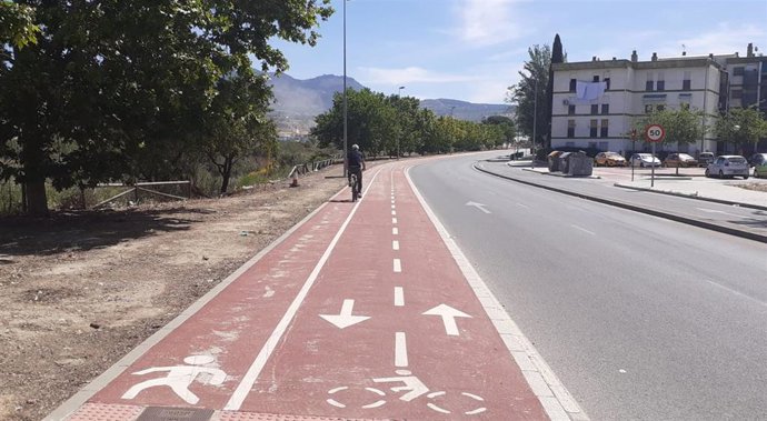 Carril bici del distribuidor norte