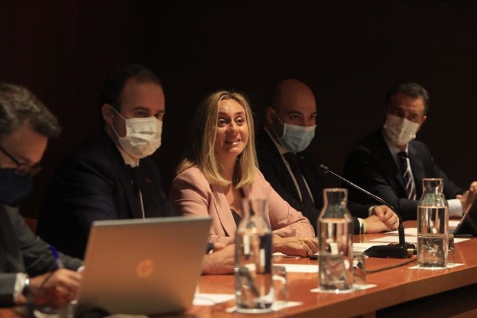 La Junta de Andalucía ha presentado este miércoles la Mesa para la transición energética del transporte, presidida por la consejera de Fomento, Infraestructuras y Ordenación del Territorio, Marifrán Carazo