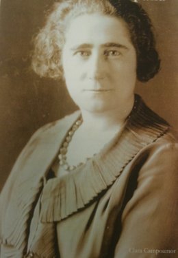 La diputada de la Segunda República, impulsora del voto femenino, Clara Campoamor.