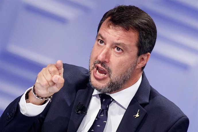 El líder del partido ultraderechista italiano la Liga, Matteo Salvini. 