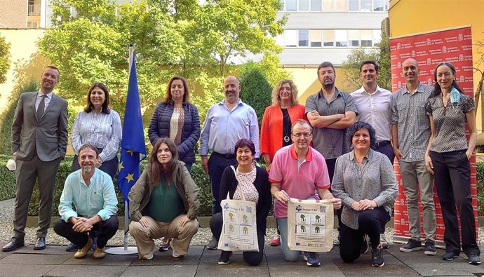 Foto de grupo de los responsables que participan en el proyecto