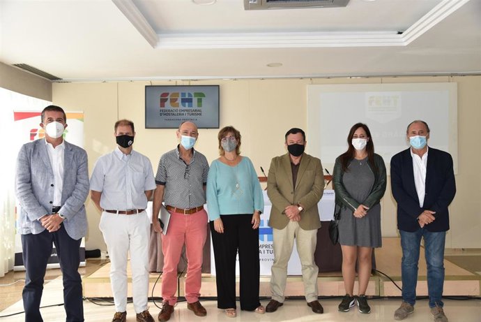 Representantes del sector hostelero y turístico de Tarragona.