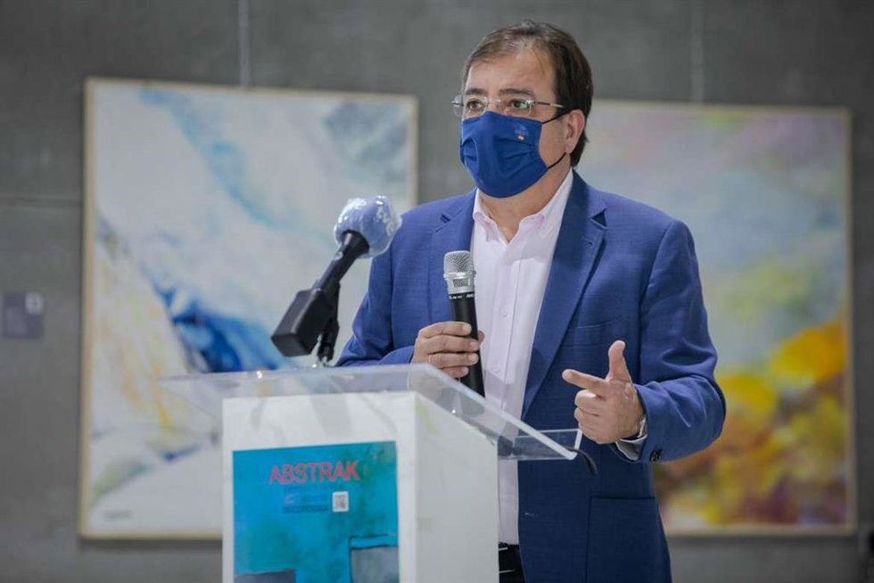 Fernández Vara, durante su intervención en San Gil.