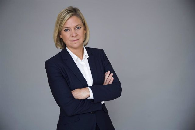 Archivo - La ministra de Finanzas de Suecia, Magdalena Andersson.