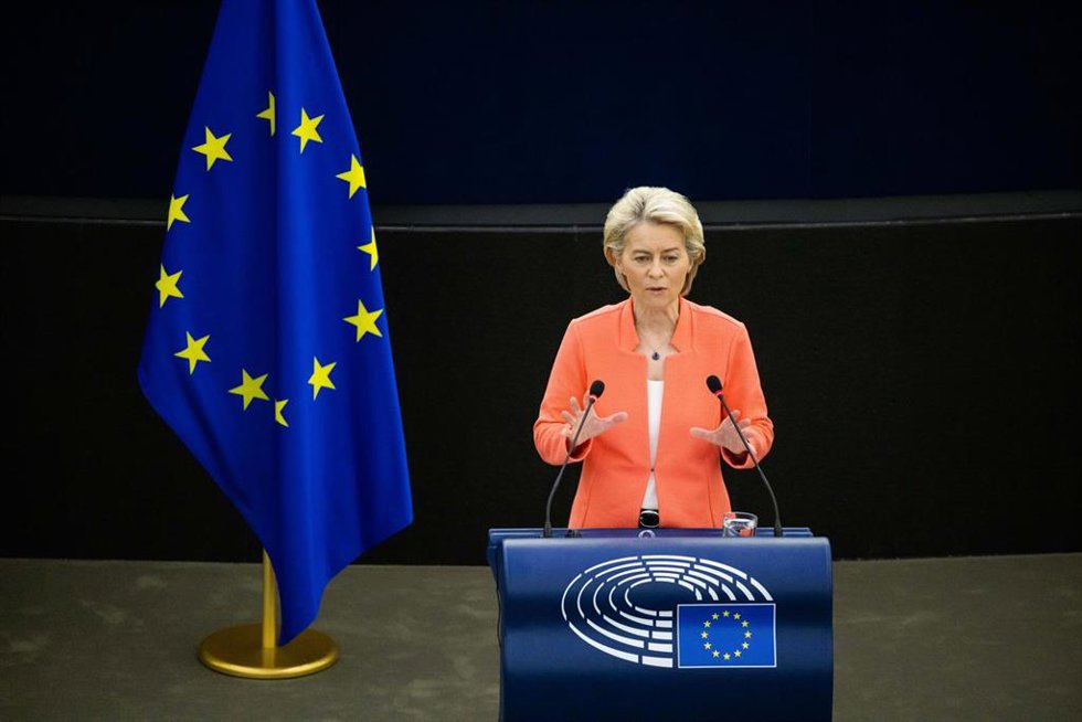 La presidenta de la Comisión Europea, Ursula von der Leyen.