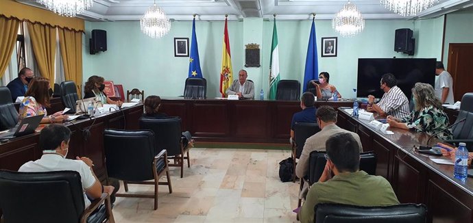 Pleno ordinario en el Ayuntamiento de San Juan de Aznalfarache.