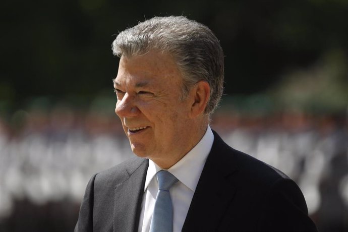 Archivo - El expresidente de Colombia José Manuel Santos