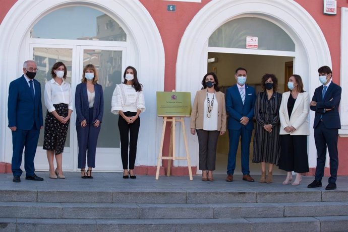 La Reina Letizia en el IES 'Ciudad de Haro'