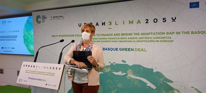 La consejera  de Desarrollo Económico, Sostenibilidad y Medio Ambiente, Arantxa Tapia.