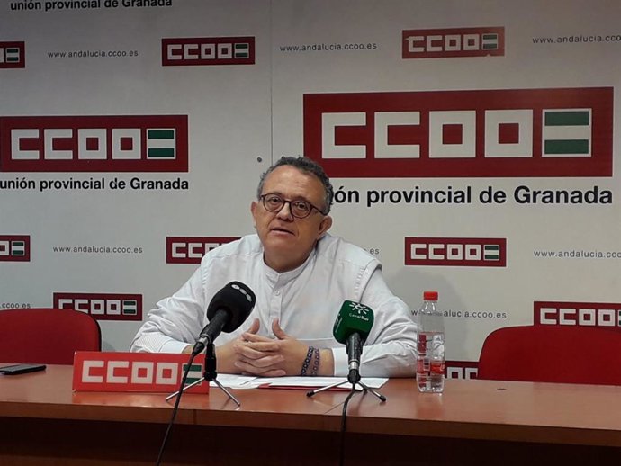 Archivo - Félix Alonso, de CCOO, en imagen de archivo