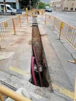 Trabajos realizados por Endesa en Manresa (Barcelona)