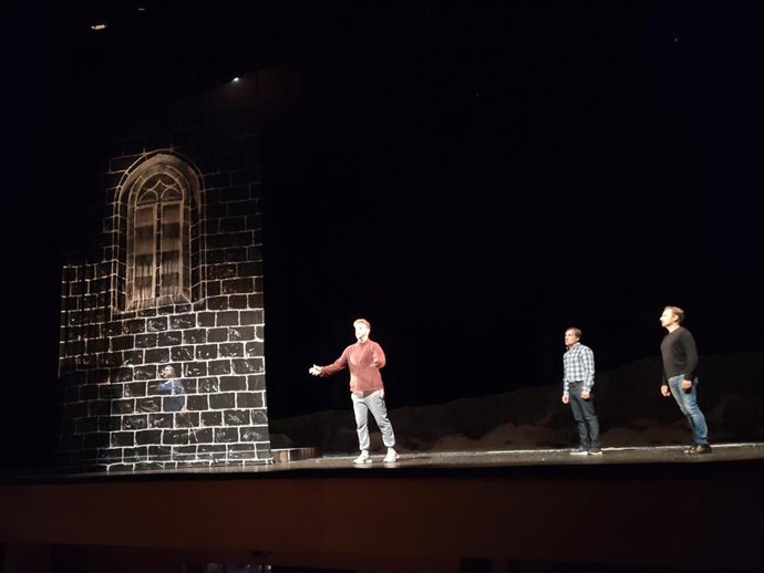 Ensayo en el CAEM de Salamanca de la ópera 'Comuneros'.