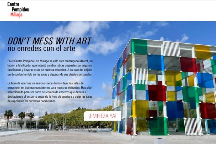 'Don't Mess With Art!'  Del Centre Pompidou Málaga
