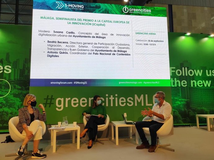 Mesa redonda en Greencities sobre el proyecto de Málaga para ser Capital Europea de la Innovación