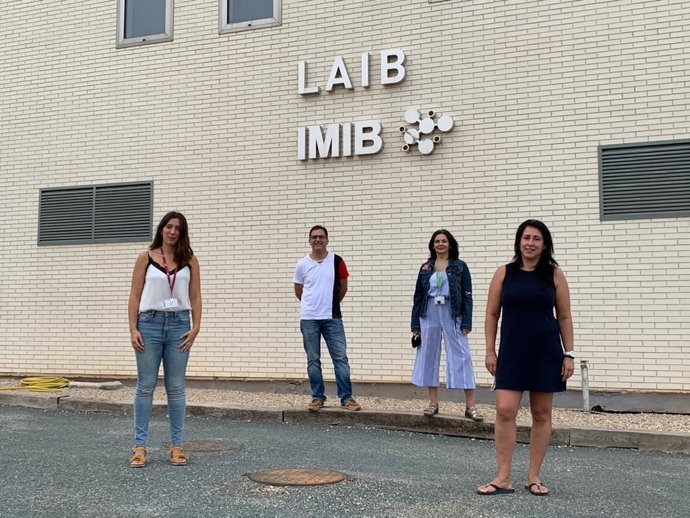 De izquierda a derecha: Elena Martinez Balsalobre, Victoriano Mulero Méndez, Maria Luisa Cayuela Fuentes y Ana Belén Pérez Oliva.