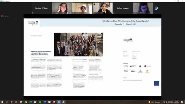 La FAMP participa en 'Summer School' para acometer una estrategia conjunta para las Áreas Marinas Protegidas del Mediterráneo