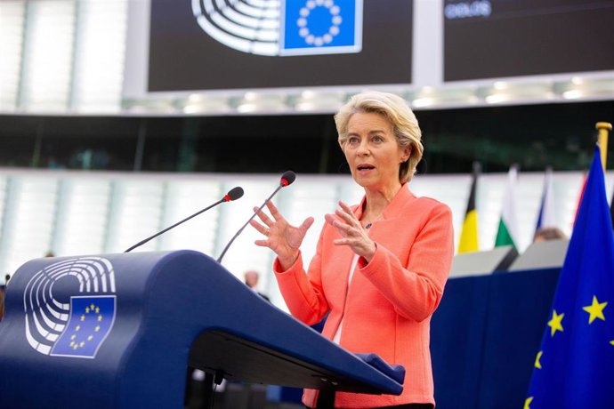 La presidenta de la Comisión Europea, Ursula von der Leyen.