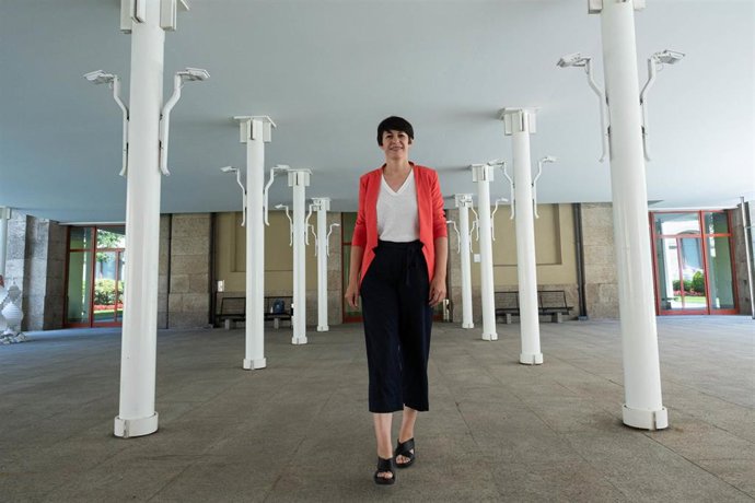 Archivo - La portavoz nacional del BNG, Ana Pontón, durante una entrevista para Europa Press en el Parlamento de Galicia, a 15 de julio de 2021, en Santiago de Compostela, A Coruña, Galicia (España).