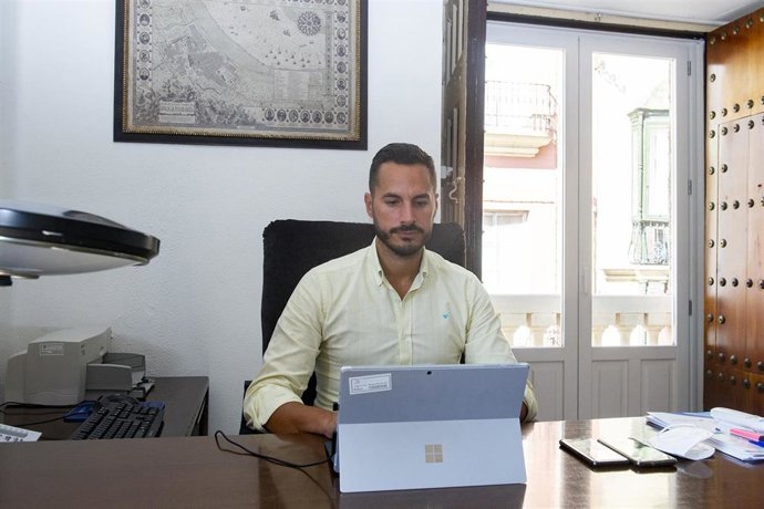 Mario Fernández en la reunión telemática con Asaja.