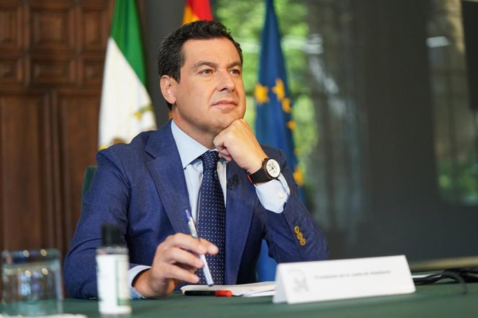 El presidente de la Junta de Andalucía, Juanma Moreno, en una foto de archivo.