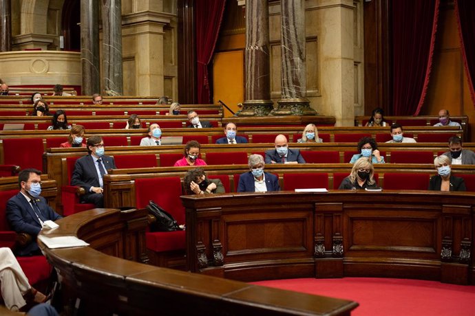 Imatge d'arxiu - La bancada socialista, en el Parlament de Catalunya, durant el Debat de Política General, a 29 de setembre de 2021, a Barcelona, Catalunya (Espanya). 