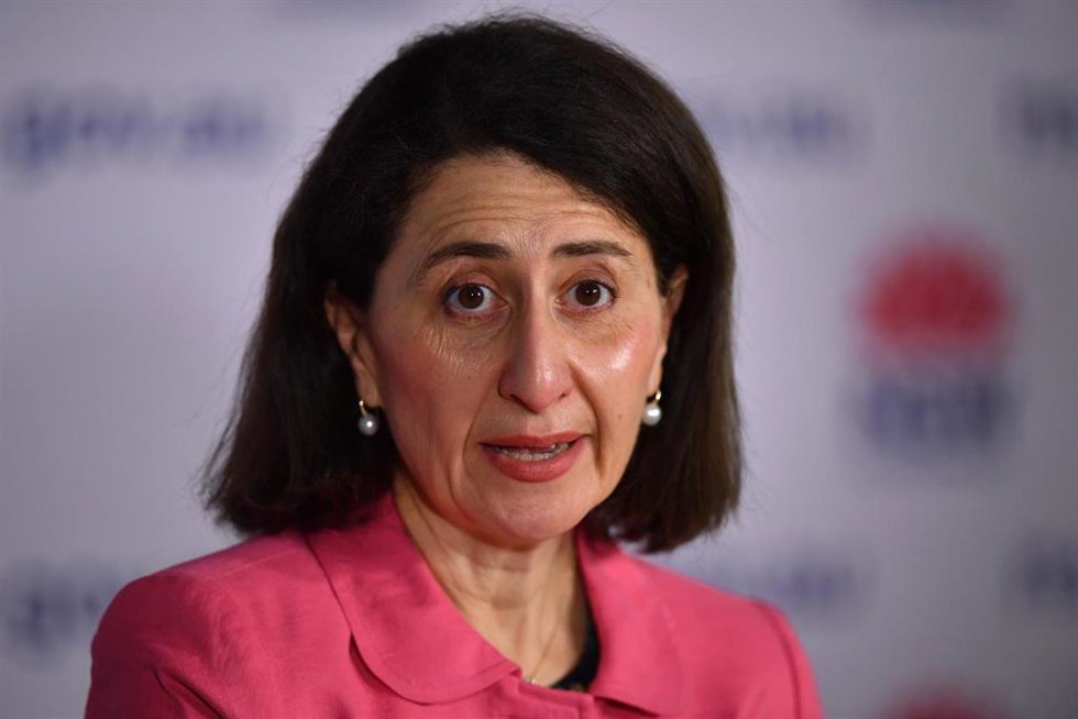 La primera ministra del estado australiano de Nueva Gales del Sur, Gladys Berejiklian