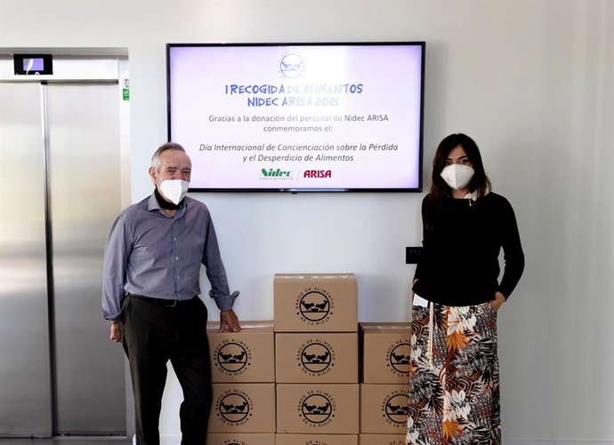 Nidec Arisa entrega al Banco de Alimentos un total de 141 kilos de alimentos infantiles