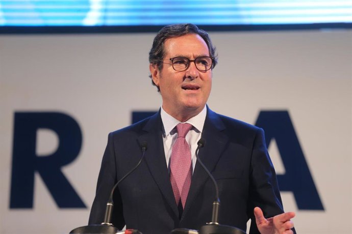 El presidente de la CEOE, Antonio Garamendi