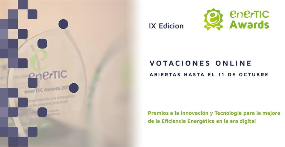 EnerTIC abre el proceso de votaciones de los Premios a la innovación y tecnología para la eficiencia energética en la era digital