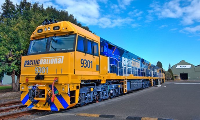 Una de las locomotoras de Cimic en Australia