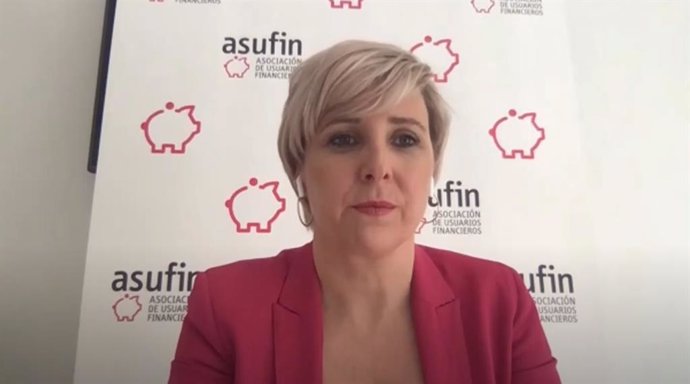 Archivo - La presidenta  de Asufin, Patricia Suárez