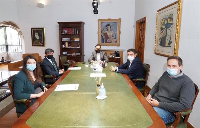 Junta de Portavoces extraordinaria en la Diputación de Valladolid.