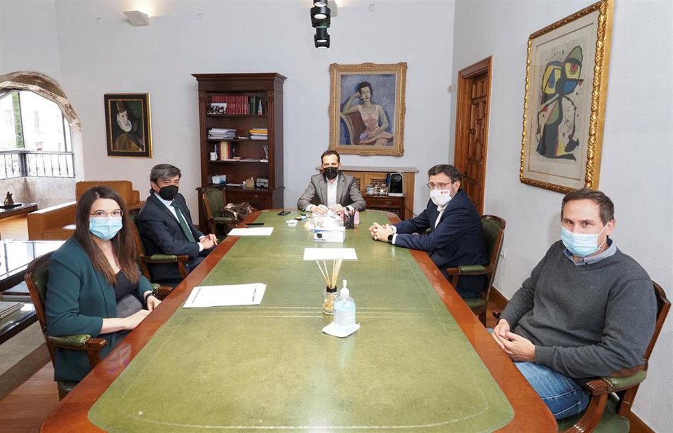 Junta de Portavoces extraordinaria en la Diputación de Valladolid.