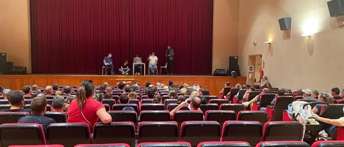 Asamblea de los trabajadores de Florette en Iniesta