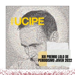 Cartel de la convocatoria del XIII Premio Lolo de Periodismo Joven 2022.