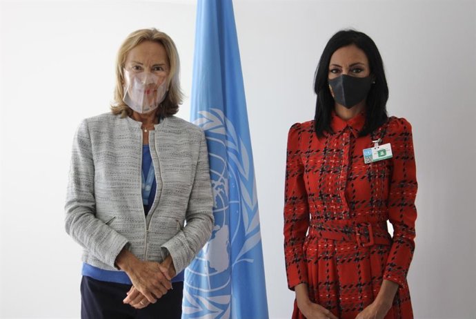 La consejera de Empresa, Empleo, Universidades y Portavocía, Valle Miguélez, se reunió en Ginebra con la subsecretaria general de Naciones Unidas y secretaria ejecutiva de la Comisión Económica para Europa de las Naciones Unidas (Unece), Olga Algayerova