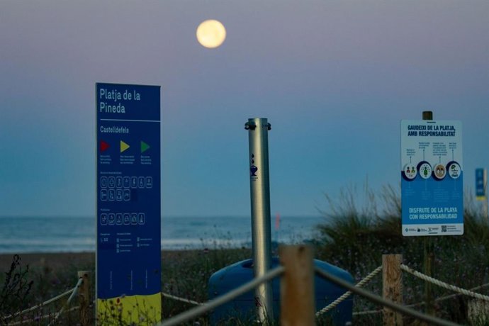 Archivo - Playa de la Pineda de Castelldefels (Barcelona). - Archivo