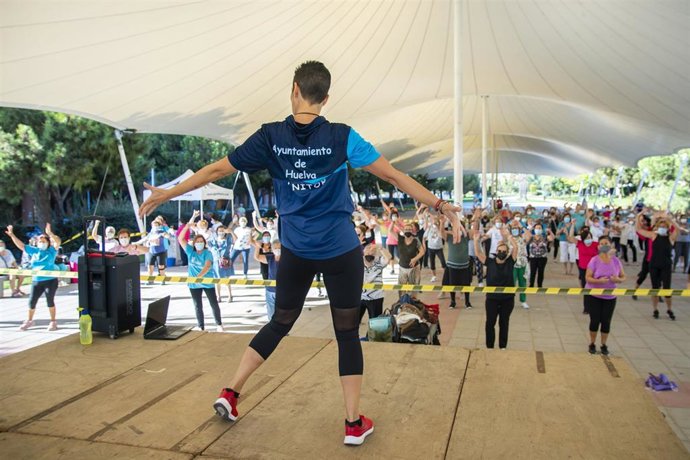 Actividad deportiva con motivo del Día de los Mayores.