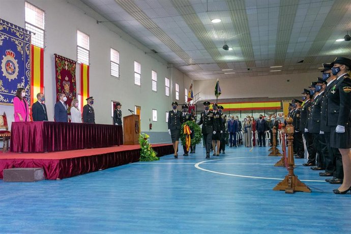 Acto de la Policía Nacional en Toledo con motivo de la celebración de los Ángeles Custodios