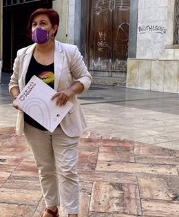 La portavoz de la confluencia de Izquierda Unida y Podemos en el Ayuntamiento de Málaga, Paqui Macías, en una imagen de archivo