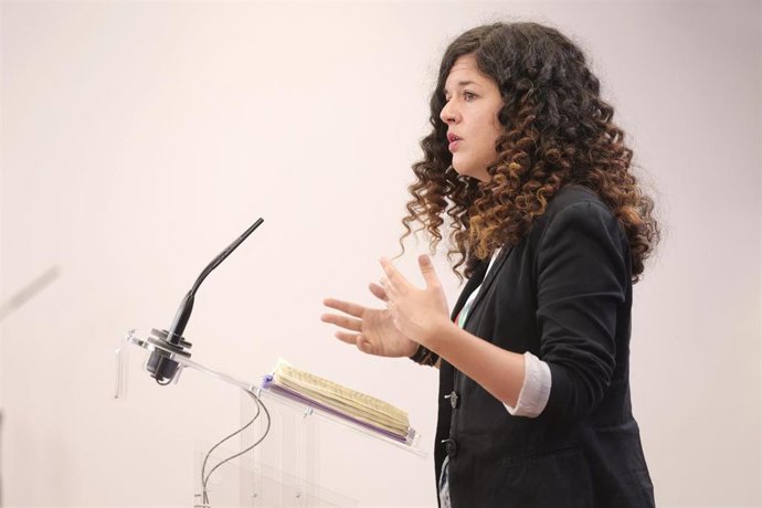 La portavoz adjunta de Unidas Podemos en el Congreso, Sofía Fernández Castañón